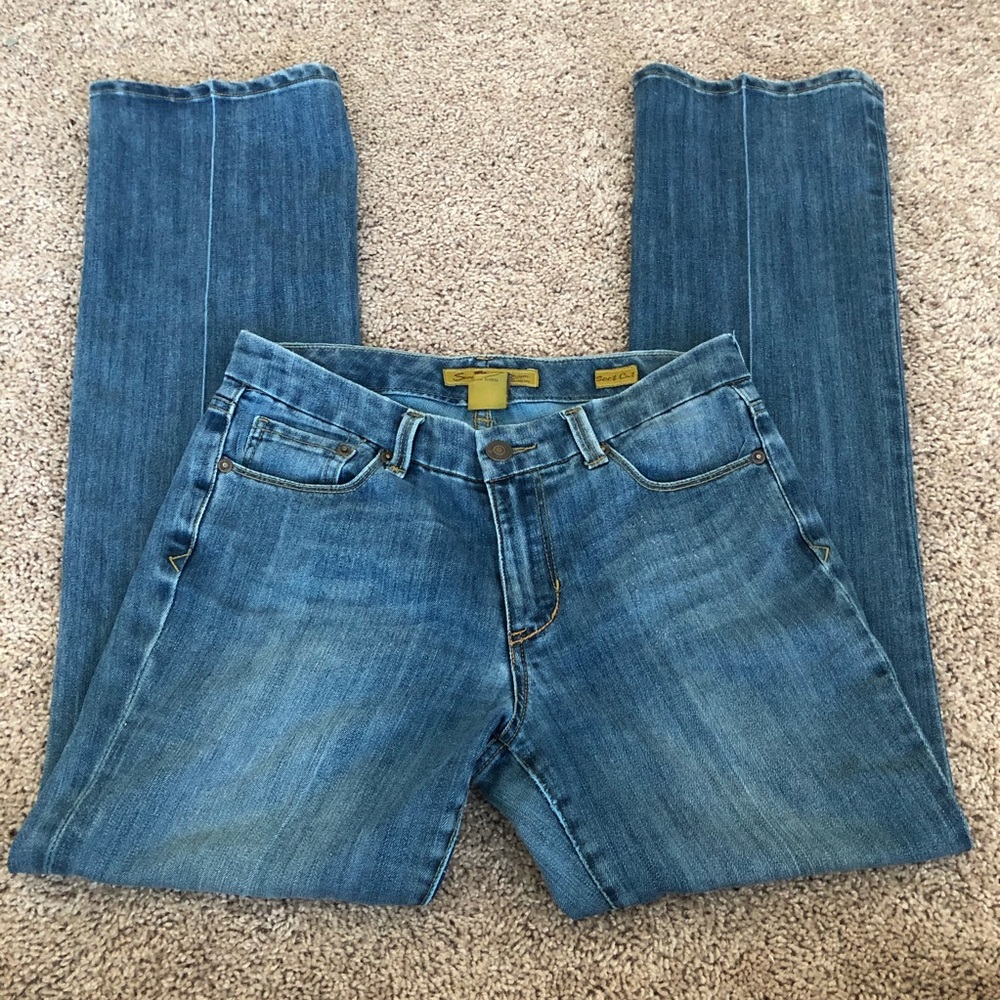 Seven 7 bootcut jeans with studded back pockets